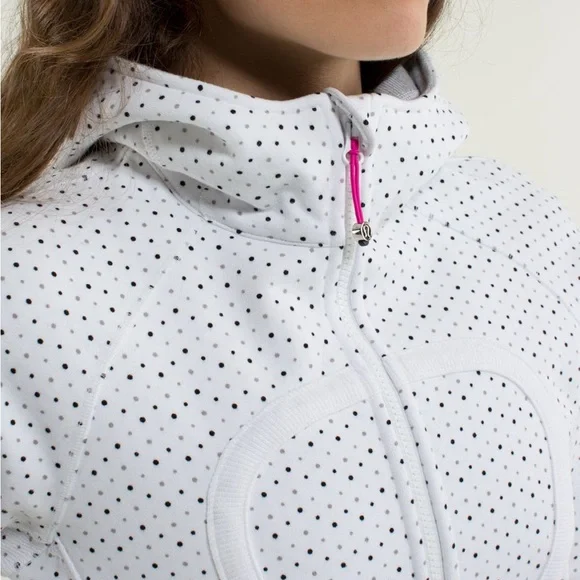 Gray Polka Dot Hoodie - Picture 3 of 8